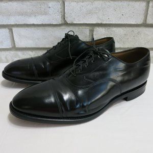 Johnston & Murphy Cap Toe Leather Dress Oxfords Footwear Men's Shoes Sz 10.5 EEE